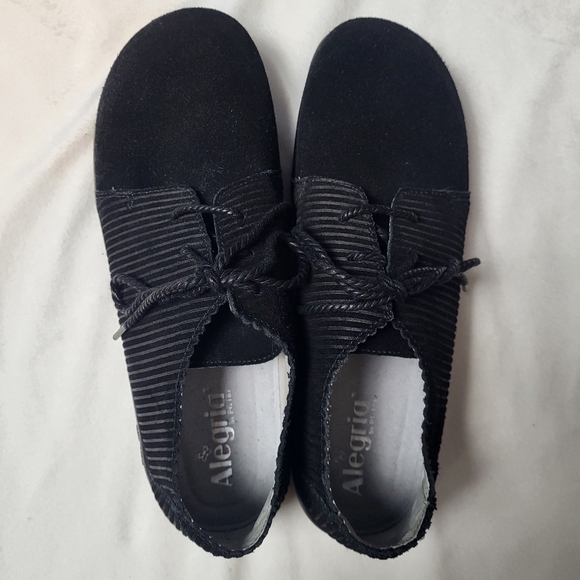 Alegria Pyper Capt Lace Up Shoes Women's Size US 11.5 Corduroy Slip Resistant - Picture 6 of 14